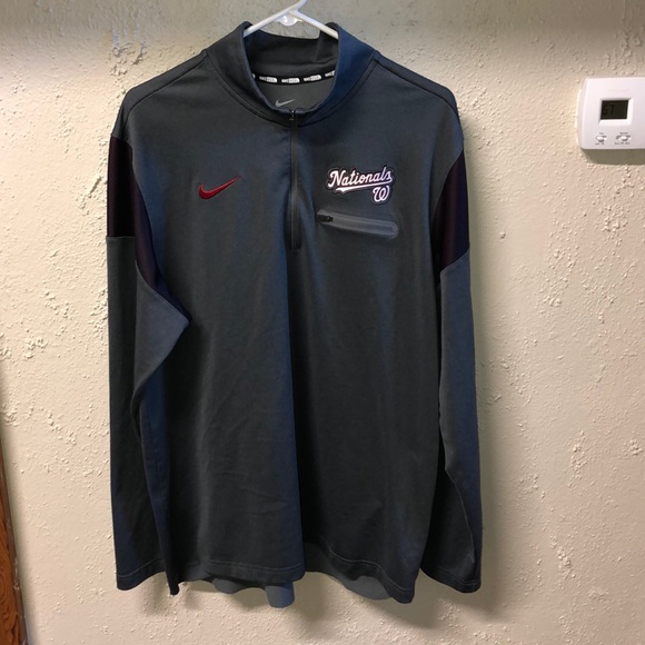 Other - Washington Nationals Nike Half Zip Pullover